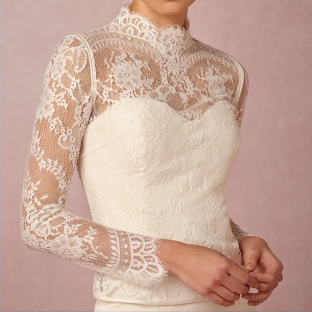 Catherine Deane Dahlia Lace Top BHLDN bridal